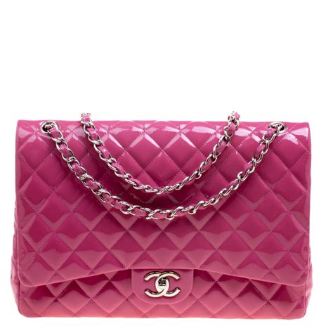 pink chanel maxi flap bag|chanel maxi flap bag lambskin.